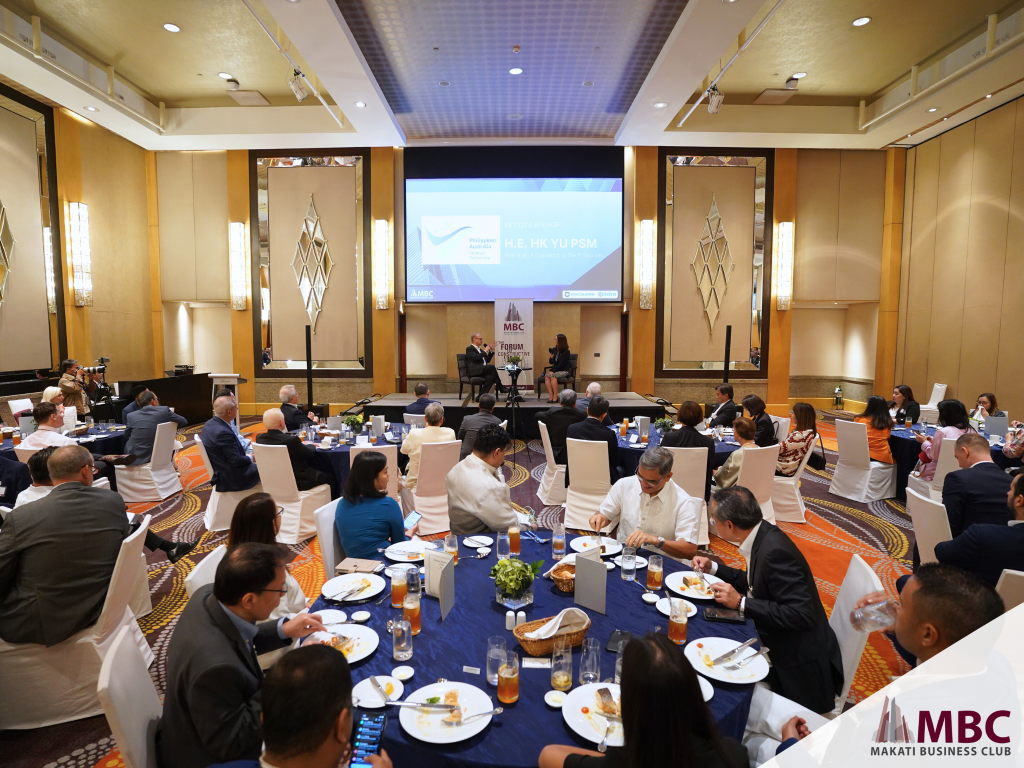 Makati Business Club MBC Global Programs with Amb. HK Yu