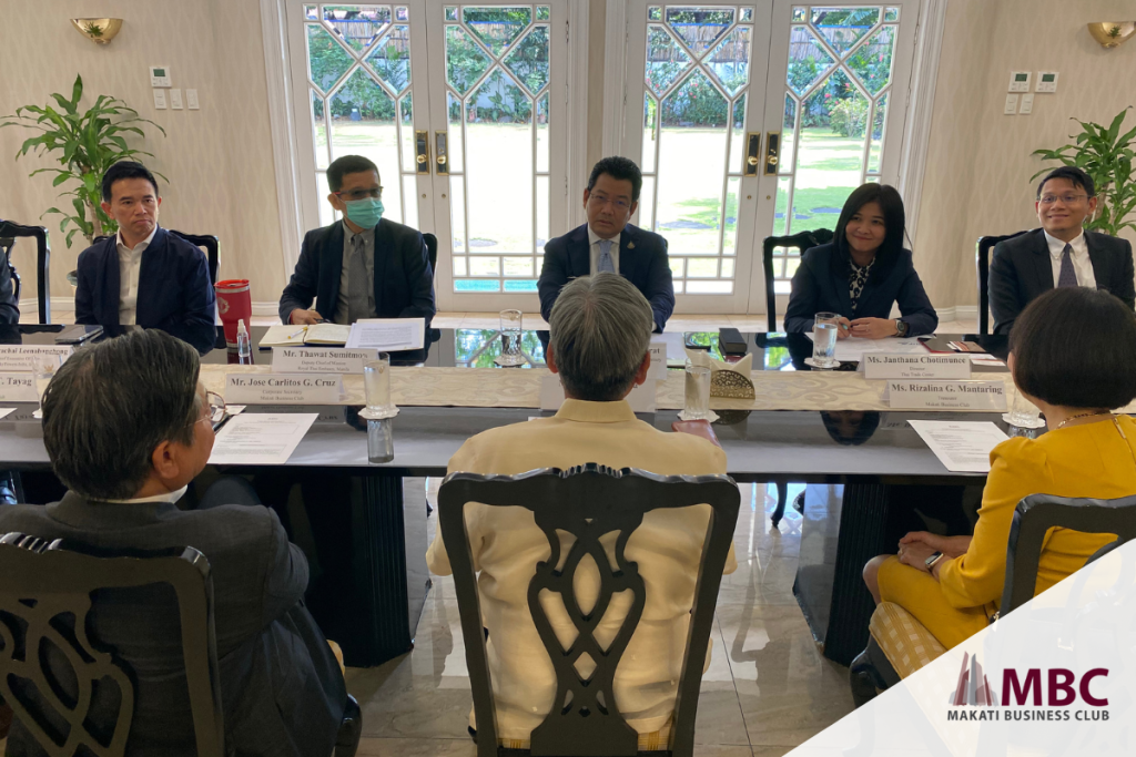 MBC Board of Trustees discuss collaborations for Thai and Philippine Businesses with Ambassador Tull Traisorat and Thailand's Business Delegation