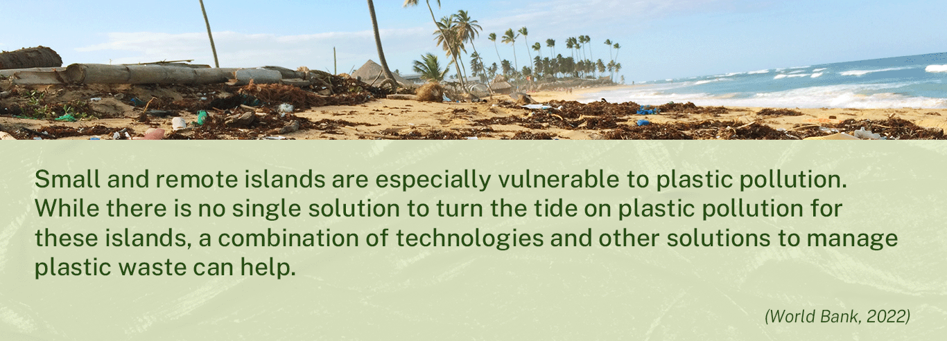 On solid waste management in rural areas and remote islands