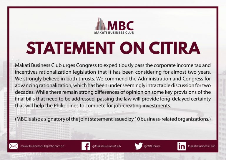 Makati Business Club on CITIRA