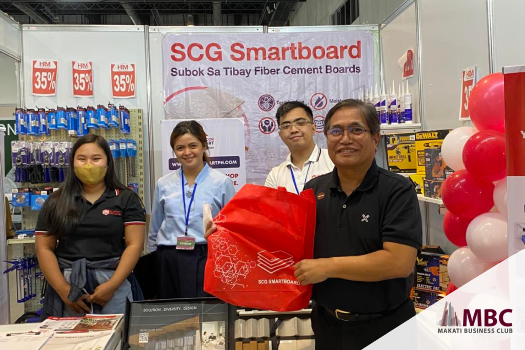 Minister Counsellor of the Royal Thai Embassy Janthana Chotimunee introduced MBC Trustee Dr. Aris Alip to Charoen Pokphand Foods (CPF) Philippines Corp., Siam Cement Group (SCG Marketing), and other Thai companies at their 4-day trade show at SMX Convention Center Manila.