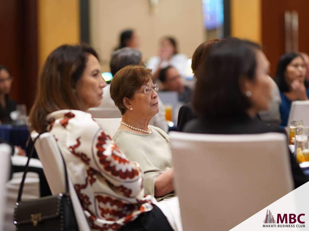 Makati Business Club MBC Global Programs with Amb. HK Yu (MBC Trustee Cosette Canilao)